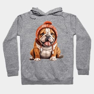 Winter Bulldog Hoodie